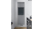 Radiátor Zehnder Kleo Bar 150x33 cm (z chromovaným držiakom na ručníky) - biely