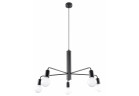 Żyrandol Sollux Ligthing Duomo 5, 64cm, E27 5x60W, čierna