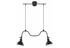 Żyrandol Sollux Ligthing Mare 2, 65cm, E27 2x60W, čierna