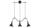 Żyrandol Sollux Ligthing Mare 3, 65cm, E27 3x60W, čierna