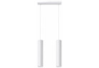 Lampa Závěsná Sollux Ligthing Lagos 2, 30cm, GU10 2x40W, biely