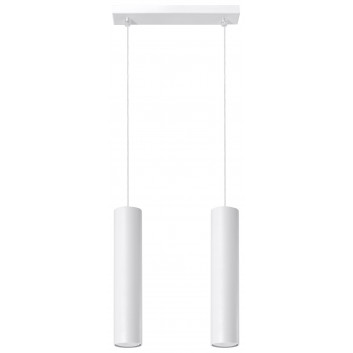 Lampa Závěsná Sollux Ligthing Lagos 1, 8cm, GU10 1x40W, biely