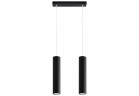 Lampa Závěsná Sollux Ligthing Lagos 2, 30cm, GU10 2x40W, čierna