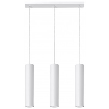 Lampa Závěsná Sollux Ligthing Lagos 2, 30cm, GU10 2x40W, biely