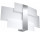 Nástenné svietidlo Sollux Ligthing Celia, 42cm, E27, 2x60W, chróm/biely