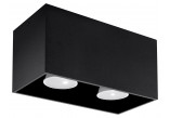 Plafon Sollux Ligthing Quad Maxi, 20cm, GU10 2x6W LED, biely
