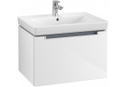 Skrinka podumývadlová Villeroy & Boch Subway 2.0, 64x42cm, 1 zásuvka, biely lesklá