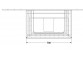 Skrinka podumývadlová Villeroy & Boch Subway 2.0, 64x42cm, 1 zásuvka, biely lesklá