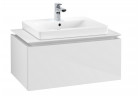 Skrinka podumývadlová Villeroy & Boch Legato, 80x50cm, 1 zásuvka, biely lesklá