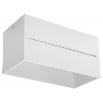 Plafon Sollux Ligthing Quad Maxi, 20cm, GU10 2x6W LED, biely