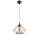 Lampa Závěsná Sollux Ligthing Pompelmo, 30cm, E27 1x60W, drevo naturalne