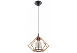 Lampa Závěsná Sollux Ligthing Mandarino, 35cm, E27 1x60W, drevo naturalne
