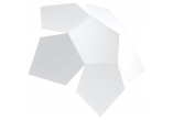Nástenné svietidlo Sollux Ligthing Solido, 24x27cm, 2xG9 LED 4,5W, biely