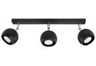 Plafon Sollux Ligthing Oculare 3, 10x45cm, 3xGU10 LED 6W, čierna