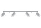 Plafon Sollux Ligthing Ring 4L, 8x80cm, 4xGU10 LED 6W, šedý
