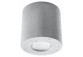 Nástenné svietidlo Sollux Ligthing Orbis, 12cm, beton, okrúhly, 1xG9 LED 4,5W, šedý