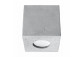 Plafon Sollux Ligthing Orbis, 10cm, beton, okrúhly, 1xGU10 LED 6W, šedý