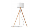 Lampa na postavení Sollux Ligthing Legno 2, 70x140cm, 1xE27 60W, naturalne drevo, biely
