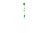 Lampa Závěsná Sollux Ligthing Diego 1, 9cm, 1xE27 60W, zelený