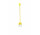 Lampa Závěsná Sollux Ligthing Diego 3, 16cm, 3xE27 60W, žltý