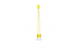 Lampa Závěsná Sollux Ligthing Diego 3, 16cm, 3xE27 60W, žltý