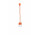 Lampa Závěsná Sollux Ligthing Diego 3, 16cm, 3xE27 60W, oranžový