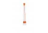 Lampa Závěsná Sollux Ligthing Diego 3, 16cm, 3xE27 60W, oranžový