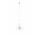 Lampa Závěsná Sollux Ligthing Gate, 35cm, E27 1x60W, biely