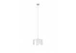 Lampa Závěsná Sollux Ligthing Umb, 40cm, E27 1x60W, biely