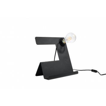 Lampa biurkowa Sollux Ligthing Incline, 25cm, E27 1x60W, biely