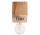 Plafon Sollux Ligthing Abel, 10cm, štvorcová, E27 1x60W, naturalne drevo