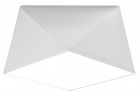 Plafon Sollux Ligthing Hexa 25, 30cm, E27 1x60W, biely