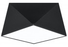 Plafon Sollux Ligthing Hexa 25, 30cm, E27 1x60W, čierna