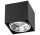 Plafon Sollux Ligthing Blake, 12cm, štvorcová, GU10 1x40W, čierna
