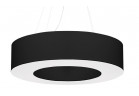 Żyrandol Sollux Ligthing Saturno 70, okrúhly, 70x70cm, E27 6x60W, čierna/biely