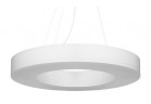 Żyrandol Sollux Ligthing Saturno 70 Slim, okrúhly, 70x70cm, E27 6x60W, biely