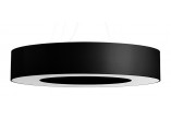 Żyrandol Sollux Ligthing Saturno 90, okrúhly, 90x90cm, E27 6x60W, čierna/biely