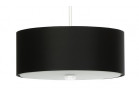 Żyrandol Sollux Ligthing Skala 30, okrúhly, 30x30cm, E27 3x60W, čierna/biely