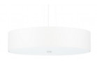 Żyrandol Sollux Ligthing Skala 50, okrúhly, 50x50cm, E27 5x60W, biely