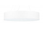 Żyrandol Sollux Ligthing Skala 60, okrúhly, 60x60cm, E27 5x60W, biely