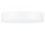 Żyrandol Sollux Ligthing Skala 70, okrúhly, 70x70cm, E27 6x60W, biely
