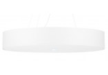 Żyrandol Sollux Ligthing Skala 80, okrúhly, 80x80cm, E27 6x60W, biely