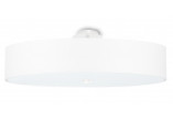 Plafon Sollux Ligthing Skala 60, okrúhly, 60x60cm, E27 5x60W, biely