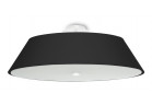 Plafon Sollux Ligthing Vega 60, okrúhly, 60x60cm, E27 5x60W, čierna/biely