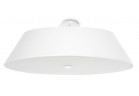 Plafon Sollux Ligthing Vega 70, okrúhly, 70x70cm, E27 5x60W, biely