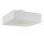 Plafon Sollux Ligthing Lokko 2, štvorcová, 55x55cm, E27 5x60W, biely