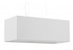 Plafon Sollux Ligthing Lokko 2, štvorcová, 55x55cm, E27 5x60W, biely