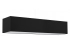 Żyrandol Sollux Ligthing Santa Bis 120, 120x25cm, E27 5x60W, čierna/biely