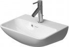 Umývadlo Duravit ME by Starck 45x32 cm s jedným ventilom na batérie oraS povrchom WonderGliss