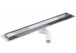 Pełny Súprava odpływu prysznicowego Wiper New Premium, 500mm, wzór Tivano, Povrchová úprava poler
